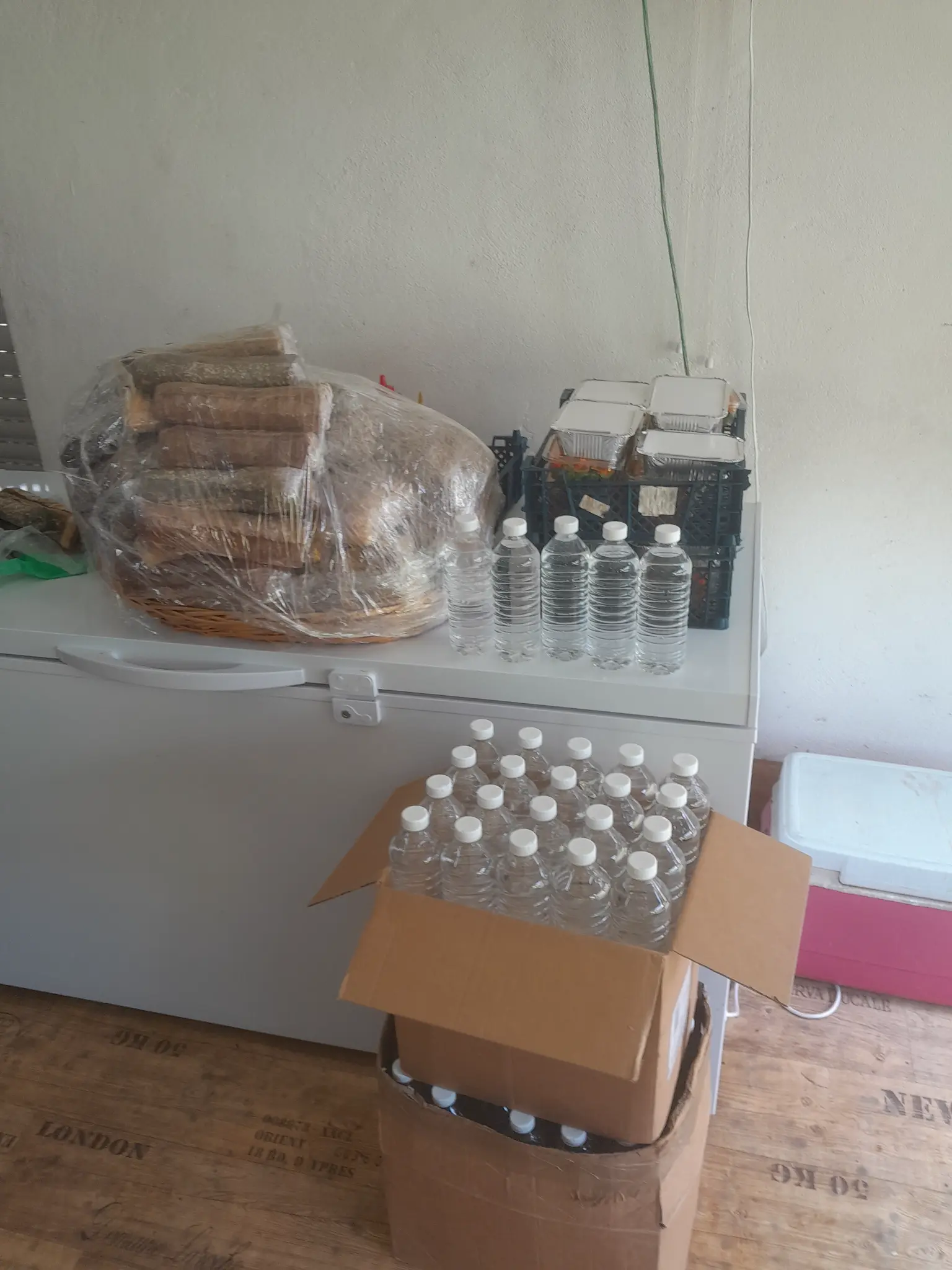 Préparation de colis alimentaires